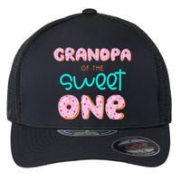 Grandpa of Sweet One First Birthday Matching Family Donut Flexfit Unipanel Trucker Cap