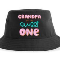 Grandpa of Sweet One First Birthday Matching Family Donut Sustainable Bucket Hat