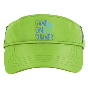 Game On Summer Beach Retro Tropical Summer Cool Gift Adult Drive Performance Visor