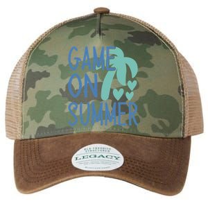 Game On Summer Beach Retro Tropical Summer Cool Gift Legacy Tie Dye Trucker Hat