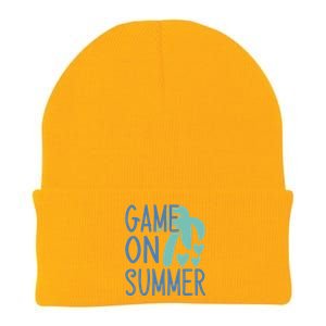 Game On Summer Beach Retro Tropical Summer Cool Gift Knit Cap Winter Beanie