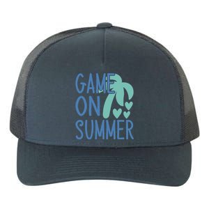 Game On Summer Beach Retro Tropical Summer Cool Gift Yupoong Adult 5-Panel Trucker Hat