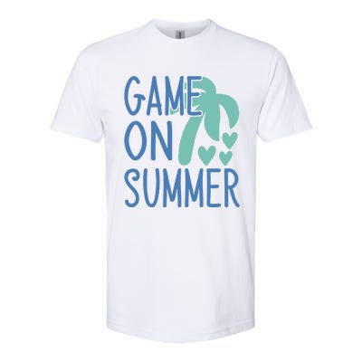 Game On Summer Beach Retro Tropical Summer Cool Gift Softstyle® CVC T-Shirt