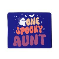 Groovy One Spooky Aunt Boo Ghost Halloween Pumpkin Gift Mousepad