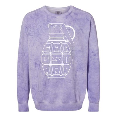 Gangstarr Old School Hip Hop Colorblast Crewneck Sweatshirt