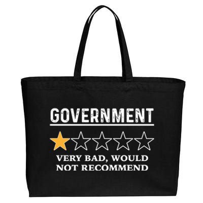 Government One Star Very Bad Would Not Recommend Shirt Funny Government One Star Cotton Canvas Jumbo Tote