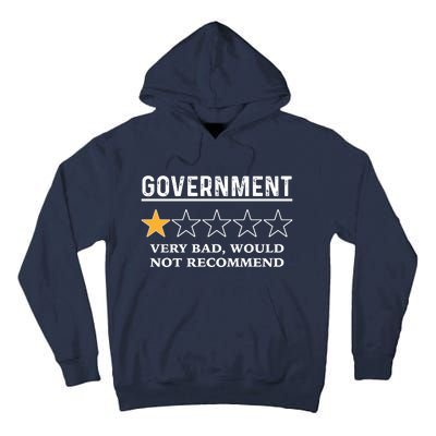 Government One Star Very Bad Would Not Recommend Shirt Funny Government One Star Tall Hoodie