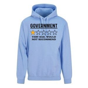 Government One Star Very Bad Would Not Recommend Shirt Funny Government One Star Unisex Surf Hoodie