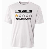 Government One Star Very Bad Would Not Recommend Shirt Funny Government One Star Cooling Performance Crew T-Shirt