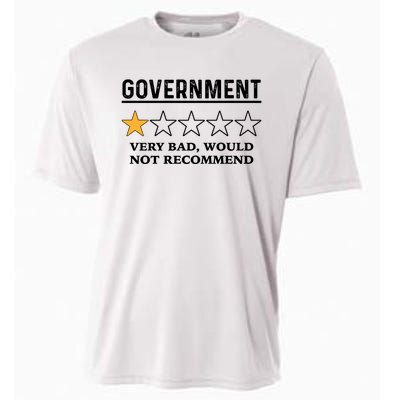 Government One Star Very Bad Would Not Recommend Shirt Funny Government One Star Cooling Performance Crew T-Shirt