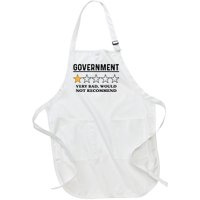 Government One Star Very Bad Would Not Recommend Shirt Funny Government One Star Full-Length Apron With Pockets