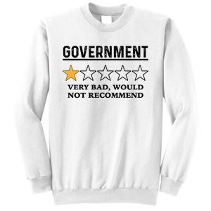 Government One Star Very Bad Would Not Recommend Shirt Funny Government One Star Sweatshirt