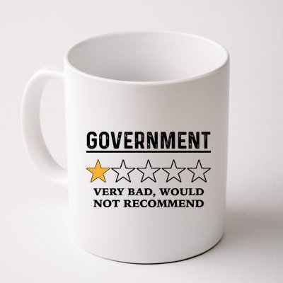 Government One Star Very Bad Would Not Recommend Shirt Funny Government One Star Mug