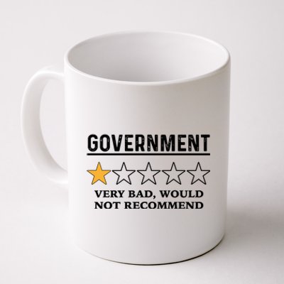 Government One Star Very Bad Would Not Recommend Shirt Funny Government One Star Coffee Mug