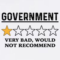 Government One Star Very Bad Would Not Recommend Shirt Funny Government One Star Flatbill Hat