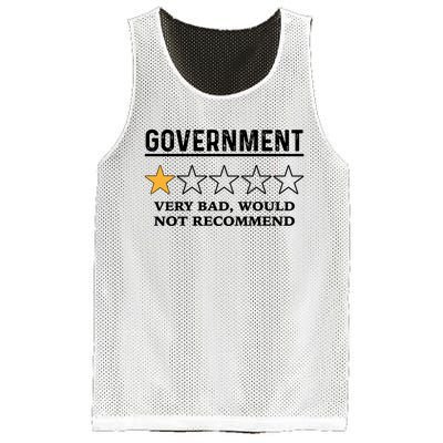 Government One Star Very Bad Would Not Recommend Shirt Funny Government One Star Mesh Reversible Basketball Jersey Tank