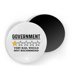 Government One Star Very Bad Would Not Recommend Shirt Funny Government One Star Magnet