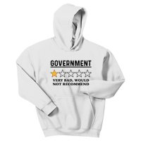 Government One Star Very Bad Would Not Recommend Shirt Funny Government One Star Kids Hoodie