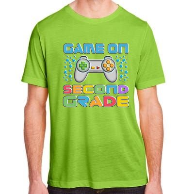 Game On Second Grade Gamers Back To School Gift Adult ChromaSoft Performance T-Shirt