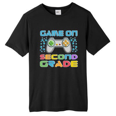 Game On Second Grade Gamers Back To School Gift Tall Fusion ChromaSoft Performance T-Shirt