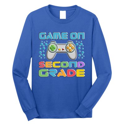 Game On Second Grade Gamers Back To School Gift Long Sleeve Shirt