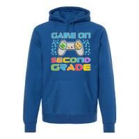 Game On Second Grade Gamers Back To School Gift Premium Hoodie