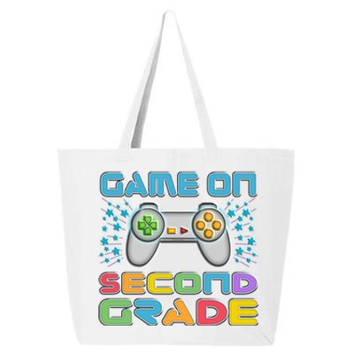 Game On Second Grade Gamers Back To School Gift 25L Jumbo Tote