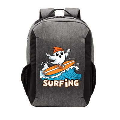 Ghost On Surfboard Funny Surfer Boy Halloween Costume Vector Backpack