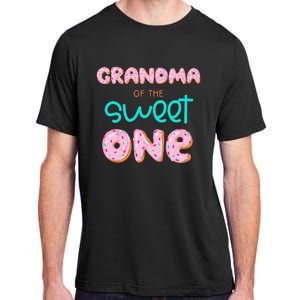 Grandma of Sweet One First Birthday Matching Family Donut Adult ChromaSoft Performance T-Shirt