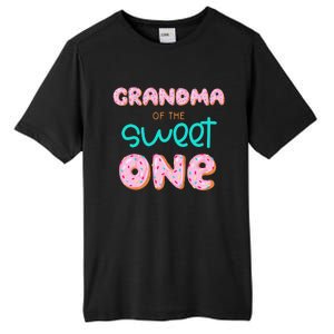 Grandma of Sweet One First Birthday Matching Family Donut Tall Fusion ChromaSoft Performance T-Shirt