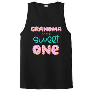 Grandma of Sweet One First Birthday Matching Family Donut PosiCharge Competitor Tank