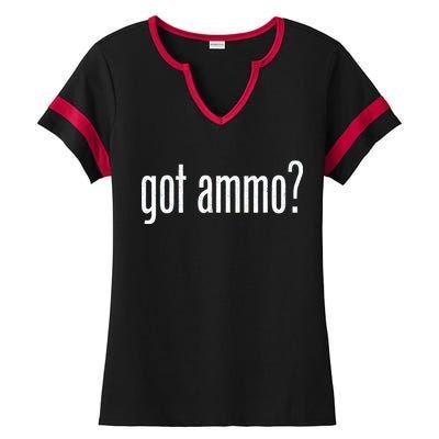 Got Ammo? Ladies Halftime Notch Neck Tee