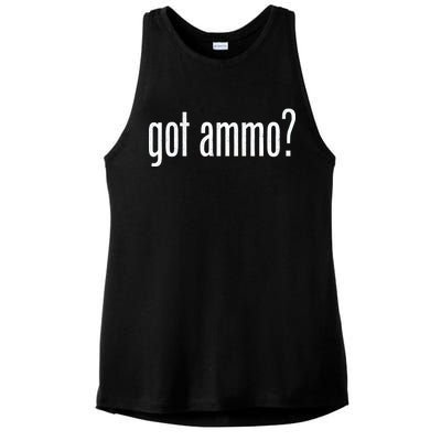 Got Ammo? Ladies PosiCharge Tri-Blend Wicking Tank