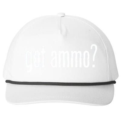 Got Ammo? Snapback Five-Panel Rope Hat