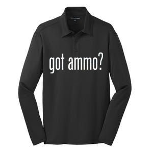 Got Ammo? Silk Touch Performance Long Sleeve Polo