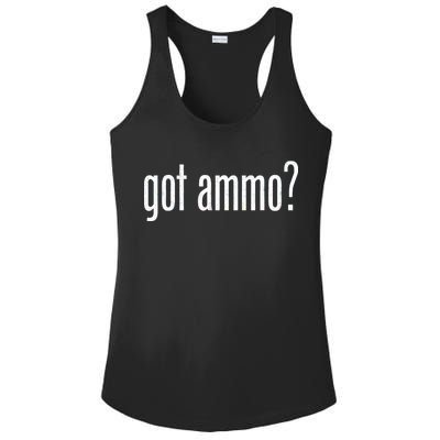 Got Ammo? Ladies PosiCharge Competitor Racerback Tank