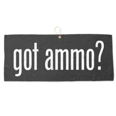 Got Ammo? Large Microfiber Waffle Golf Towel