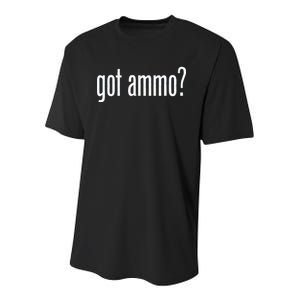 Got Ammo? Youth Performance Sprint T-Shirt