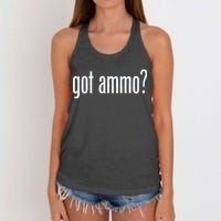 Got Ammo? Women's Knotted Racerback Tank