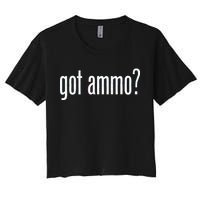 Got Ammo? Women's Crop Top Tee