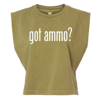 Got Ammo? Garment-Dyed Women's Muscle Tee