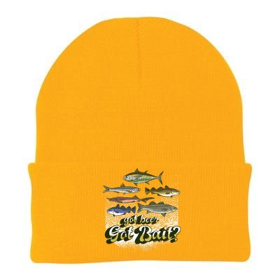 Got Beer Got Bait Fishing Knit Cap Winter Beanie