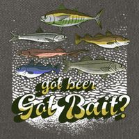 Got Beer Got Bait Fishing Cotton Canvas Backpack