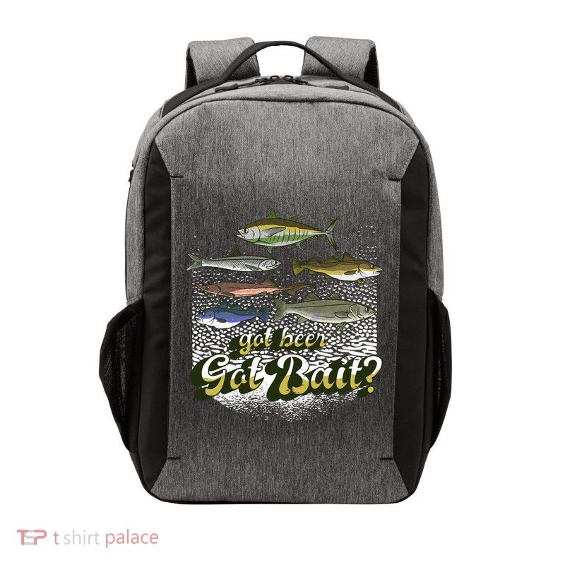 Got Beer Got Bait Fishing Vector Backpack