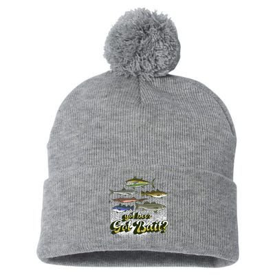 Got Beer Got Bait Fishing Pom Pom 12in Knit Beanie