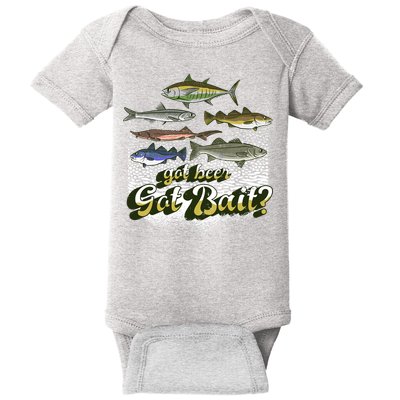 Got Beer Got Bait Fishing Baby Bodysuit