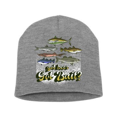 Got Beer Got Bait Fishing Short Acrylic Beanie