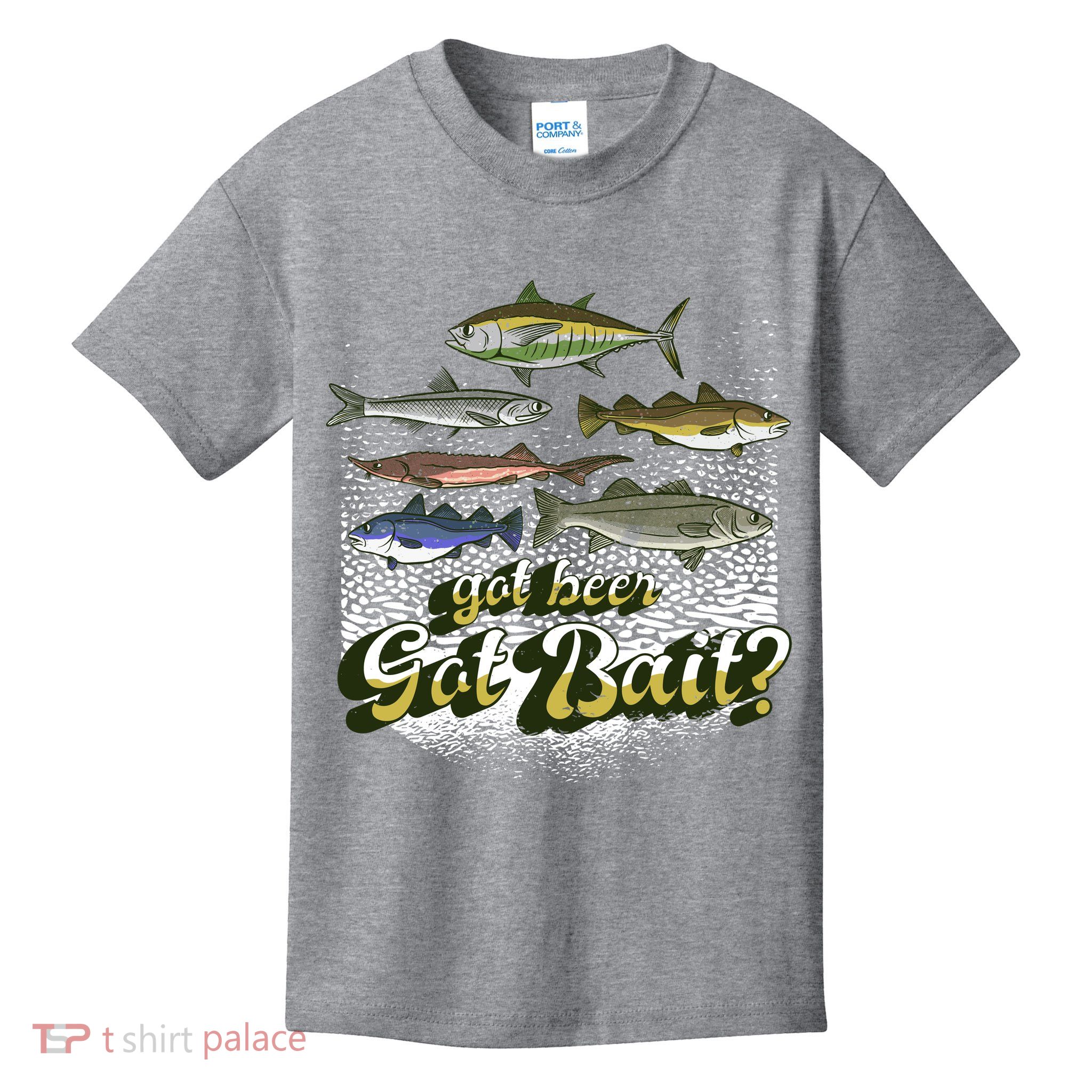 Got Beer Got Bait Fishing Kids T-Shirt
