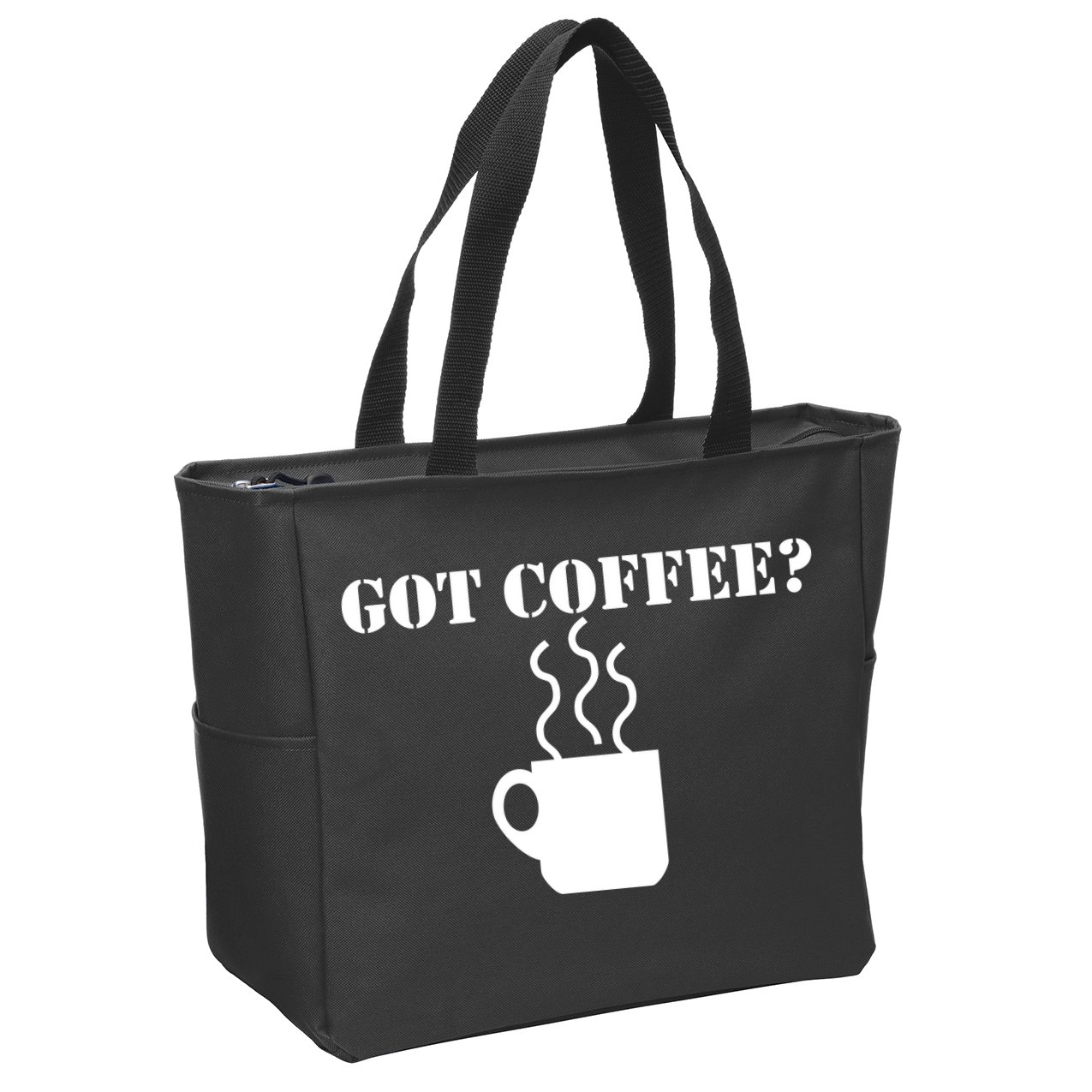 Got Coffee? Zip Tote Bag