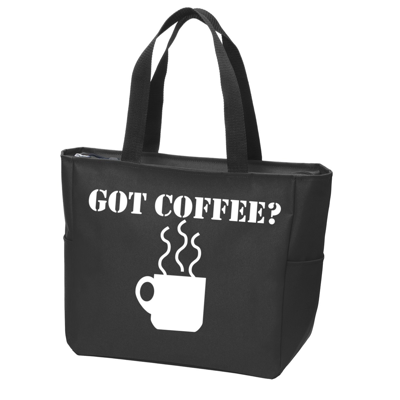 Got Coffee? Zip Tote Bag